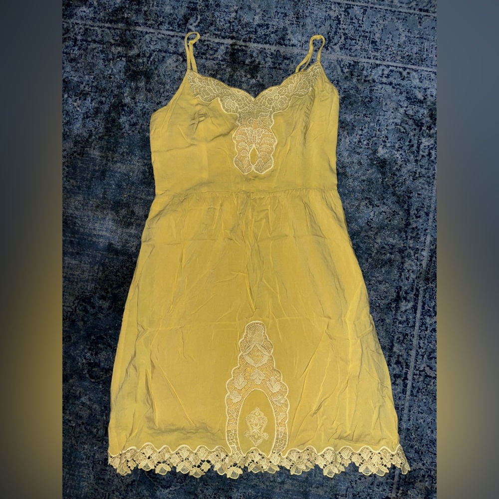 Pixley Mustard Smocked Top